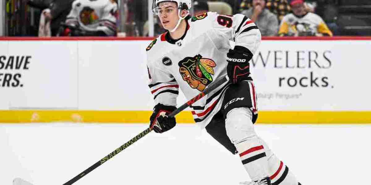 Chicago Blackhawks Connor Bedards mål är perfekt