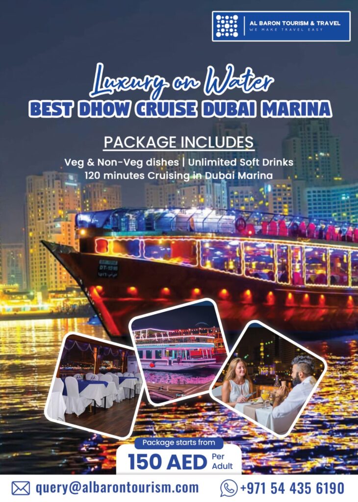 Dhow Cruise Dubai Marina | Starting Price AED 125