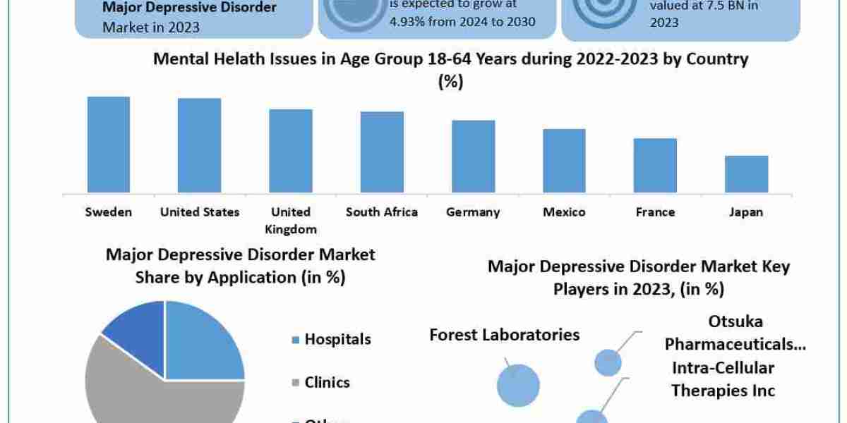 Major Depressive Disorder Market Opportunities, Sales Revenue, Market CAGR, Leading Players and Forecast 2030