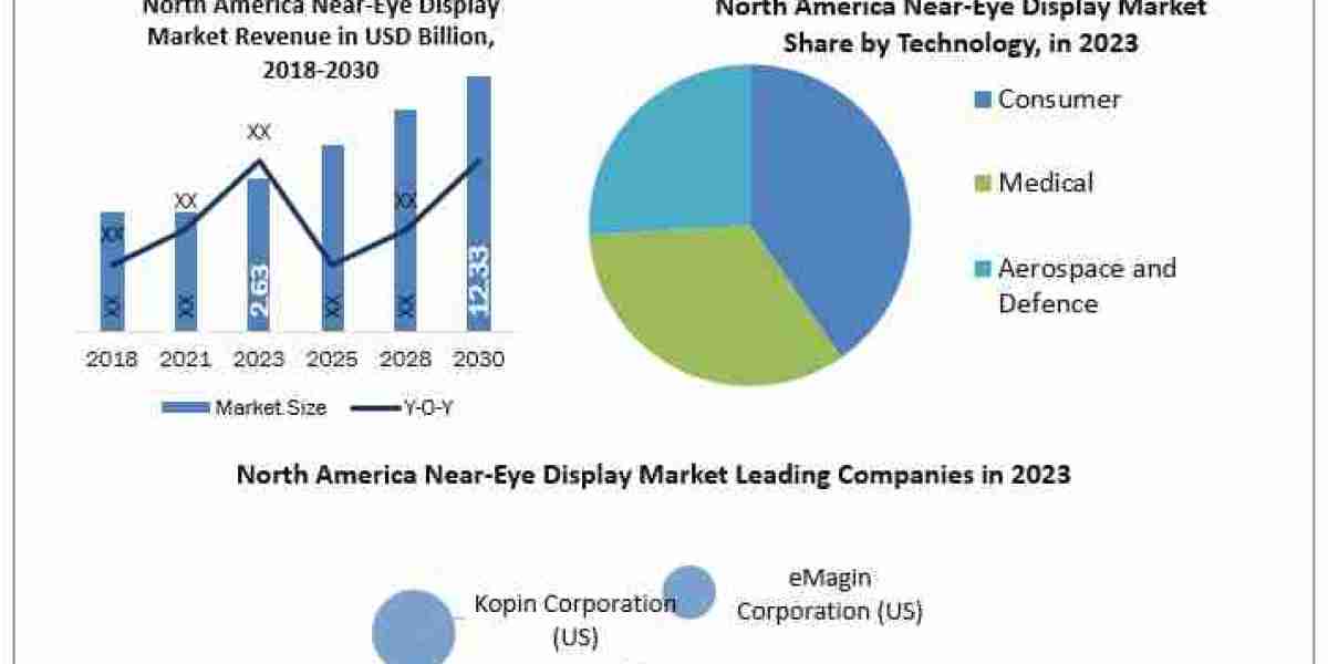 North America Near-Eye Display Market Statistics, Top Players, Current Trends, Future Demands and Forecast to 2030