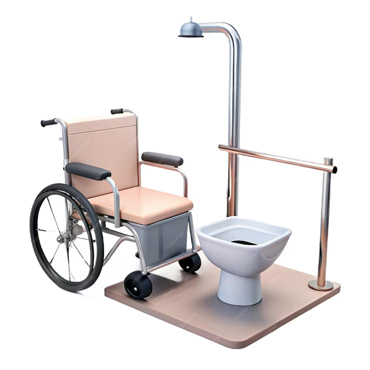 Revolutionizing Mobility and Hygiene with the Shower Commode Wheelchair – Auto Parts