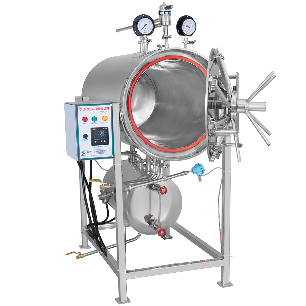 Horizontal Cylindrical Autoclave Sterilizer Manufacturer and Supplier in India.