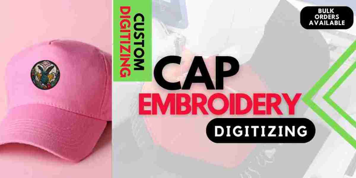 Get Custom Cap Embroidery Digitizing Services USA