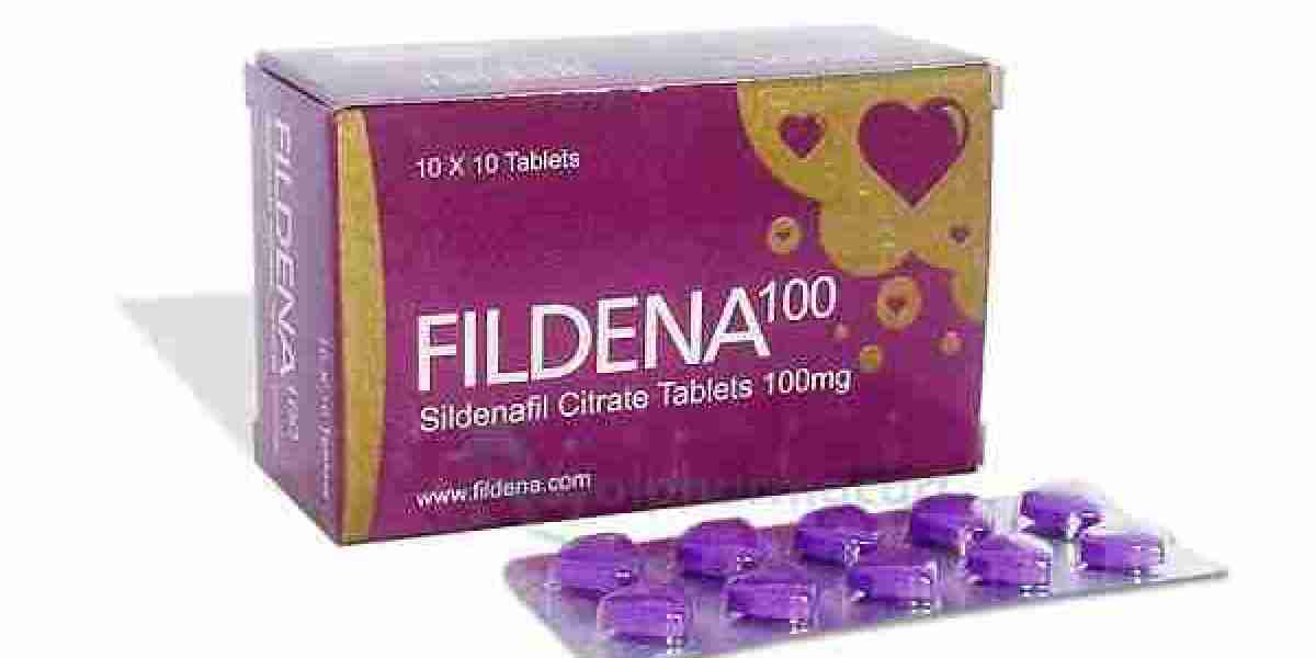 How does Fildena 100mg tablet work for ED treatment?