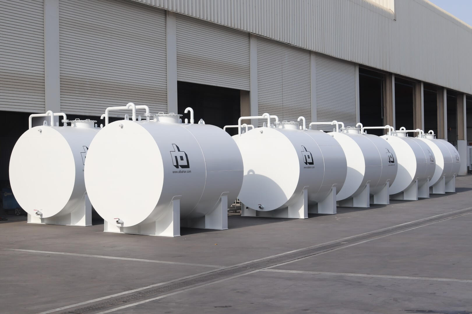 Fuel storage tanks above ground | Al Bahar MCEM