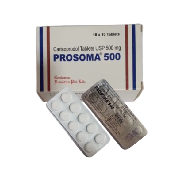 Prosoma 500 Mg Tablets Reviews, Uses, Dosage & Best Price