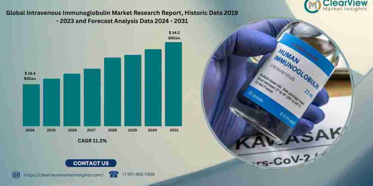 Global Intravenous Immunoglobulin Market Expected to Exceed USD 34.2 Billion by 2031 Due to Increasing Immunodeficiency 