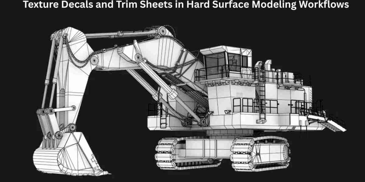 Texture Decals and Trim Sheets in Hard Surface Modeling Workflows