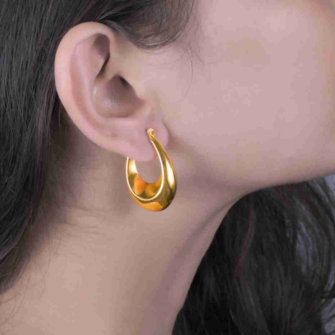 hoop earrings