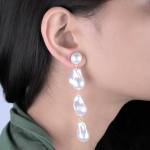 pearldrop earrings