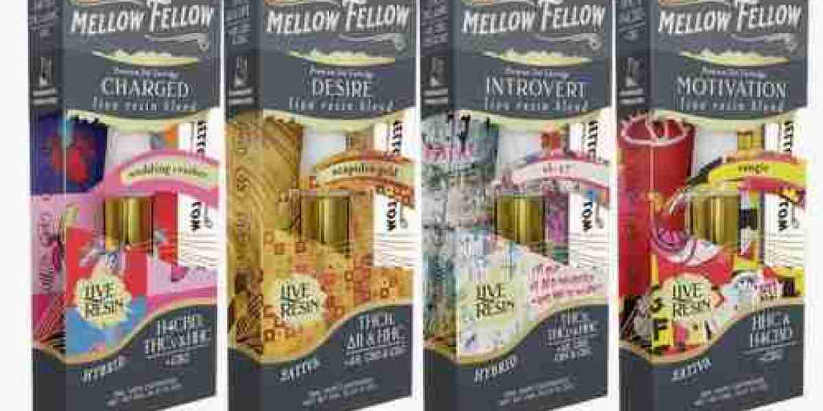 Mellow Fellow Live Resin Premium Blend Disposable THC Vape Device I 4ML - Vol.1