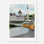 Minimalist city wall prints
