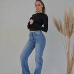Tall High Waist Jeans für große Frauen